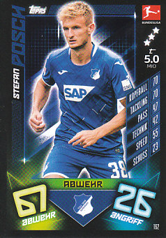 Stefan Posch TSG 1899 Hoffenheim 2019/20 Topps MA Bundesliga #162